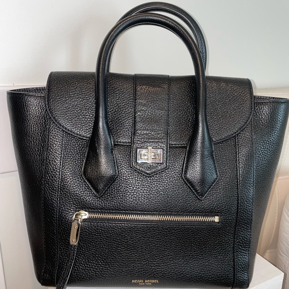 Henri Bendel Rivington Convertible Flap Backpack Tote Gem